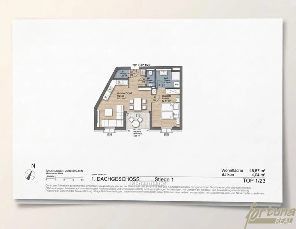 2-Zimmer-Wohnung mieten in Wien – 45 m², € 950 – Bild 18 von 18