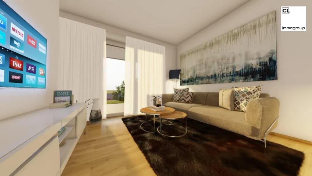 1-Zimmer-Wohnung mieten in Braunau am Inn – 41,91 m², € 736