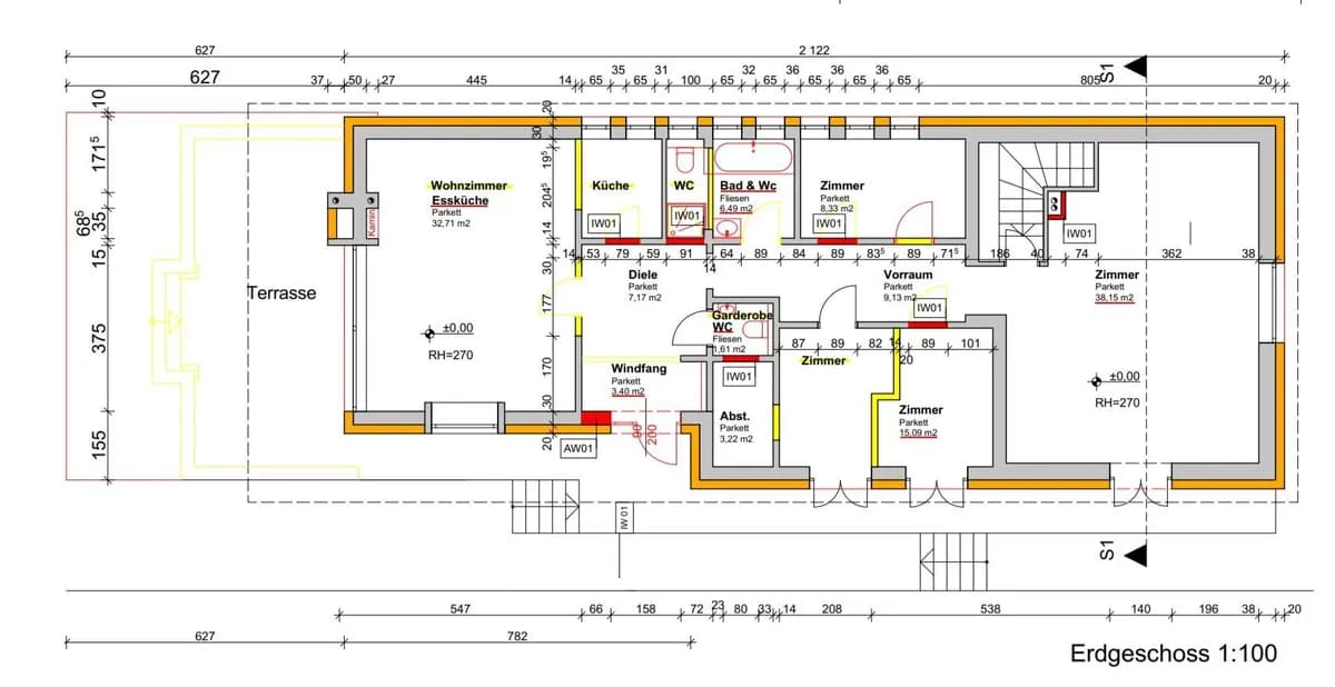 4-Zimmer-Haus kaufen in Baden – 125,3 m², € 620.000 – Bild 15 von 17