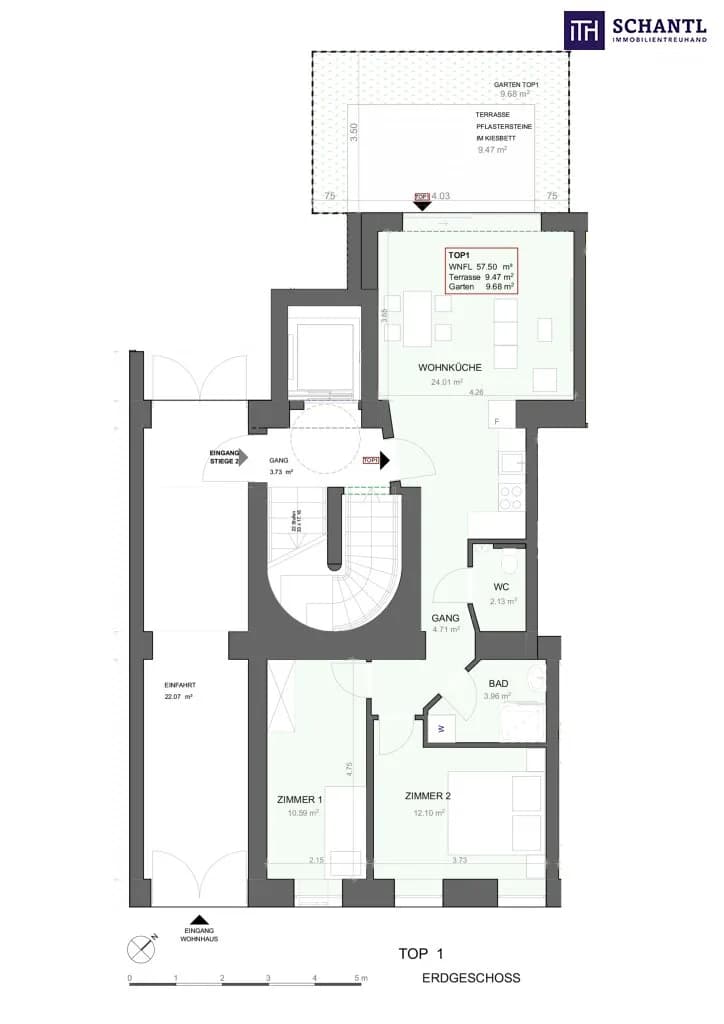 3-Zimmer-Wohnung kaufen in Wien – 57,5 m², € 350.000 – Bild 12 von 12