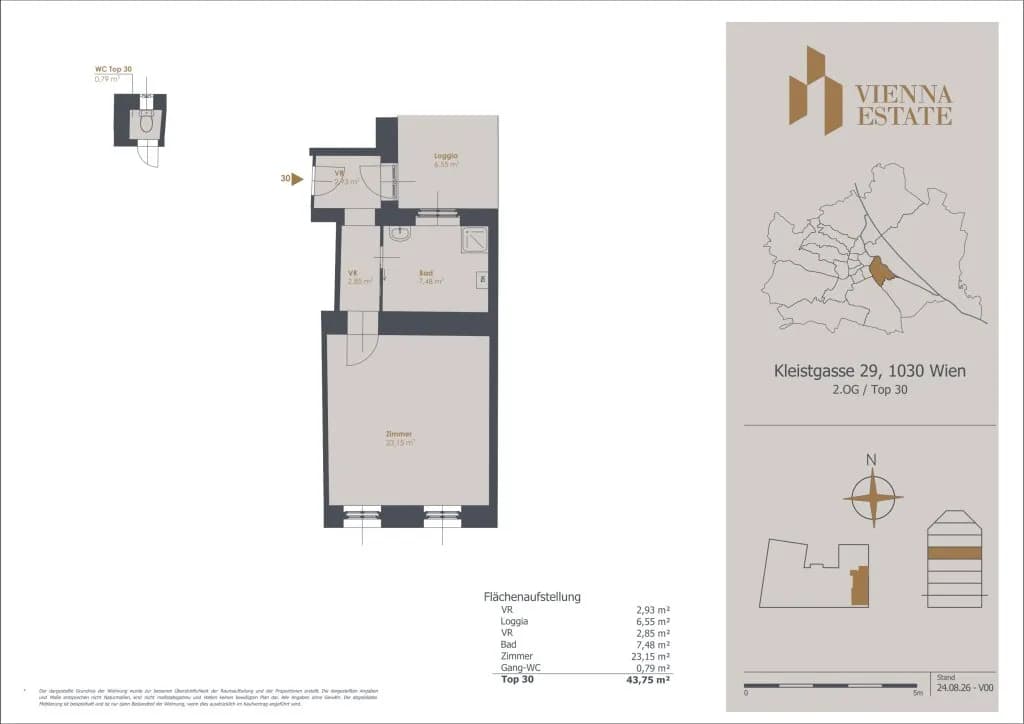 1-Zimmer-Wohnung kaufen in Wien – 43,75 m², € 179.000 – Bild 9 von 9