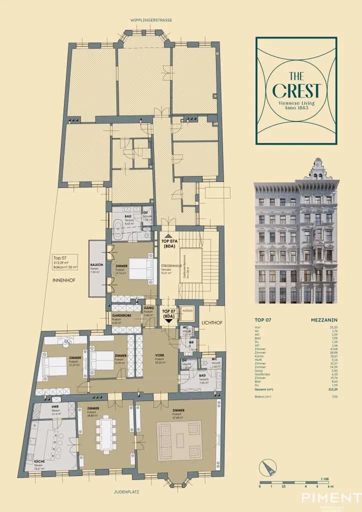 5-Zimmer-Wohnung kaufen in Wien – 213,29 m², € 4.849.000 – Bild 13 von 13