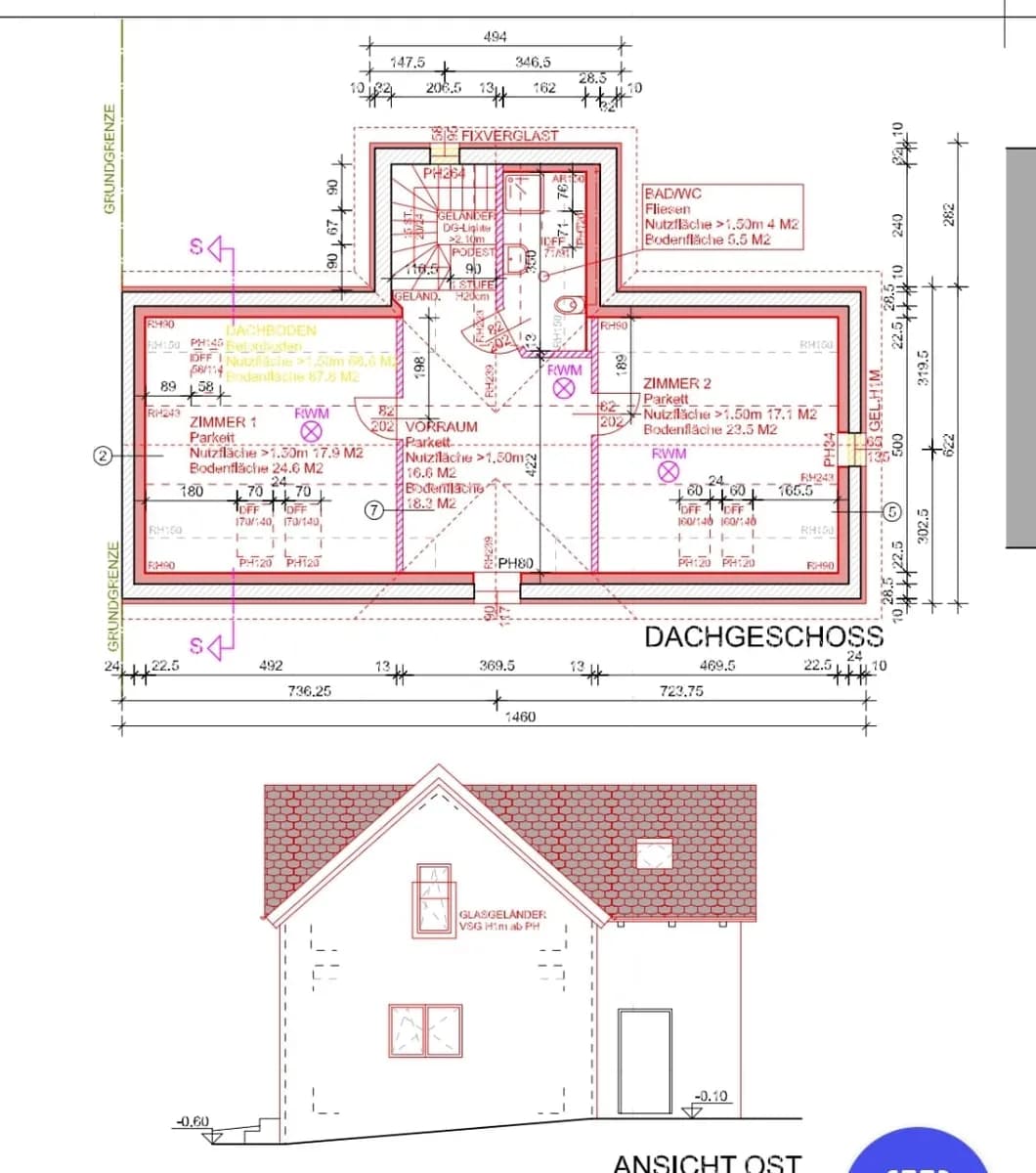 Haus mieten in Baden – 135 m², € 1.600 – Bild 21 von 21