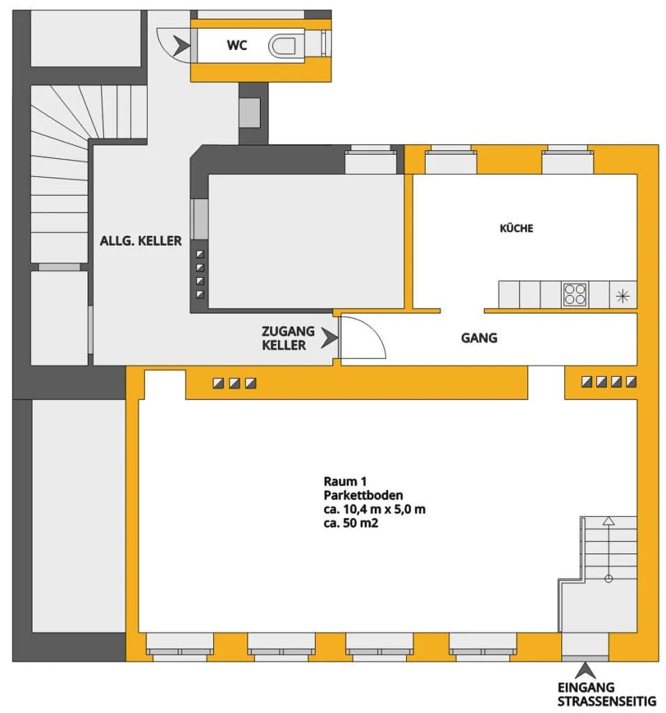 2-Zimmer-Immobilie mieten in Wien – 77 m², € 813 – Bild 10 von 10