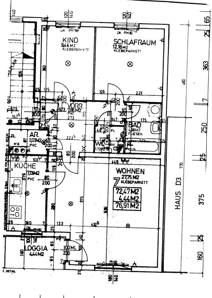 3-Zimmer-Wohnung mieten in Wels – 76,91 m², € 776 – Bild 2 von 5