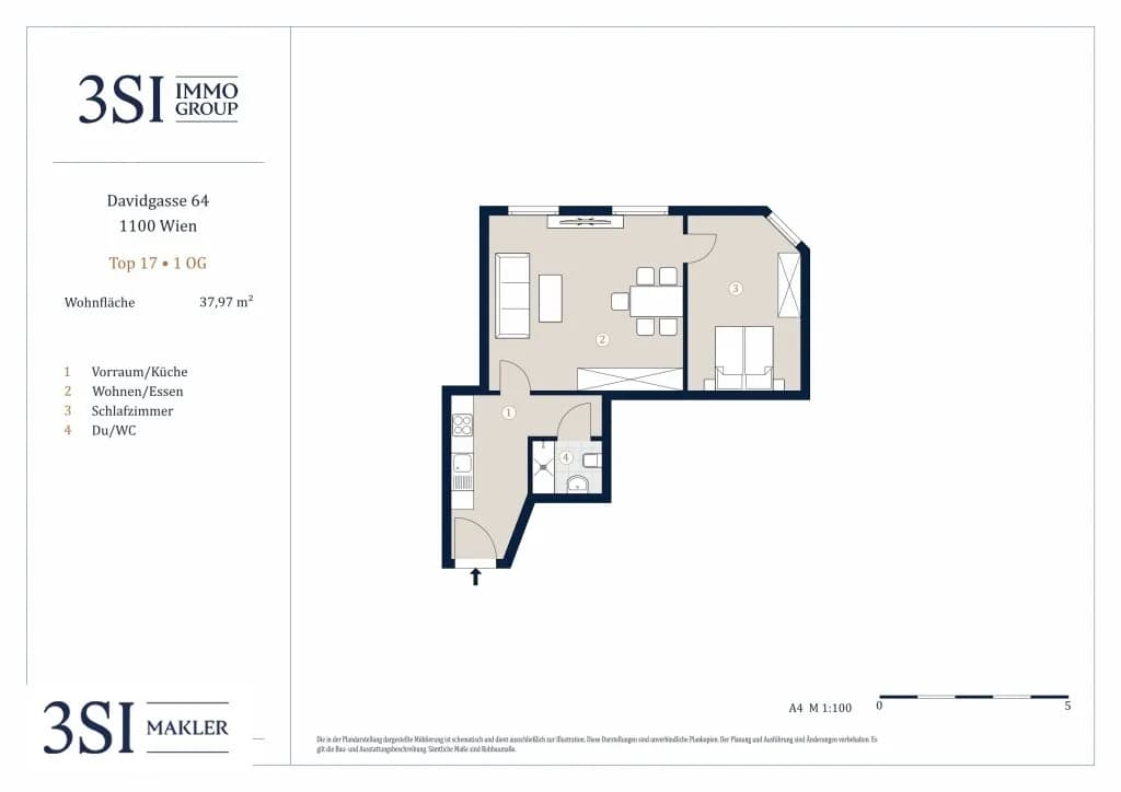 2-Zimmer-Wohnung kaufen in Wien – 37,97 m², € 160.000 – Bild 10 von 10
