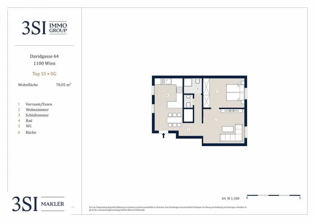 2-Zimmer-Wohnung kaufen in Wien – 70,05 m², € 325.000 – Bild 12 von 12