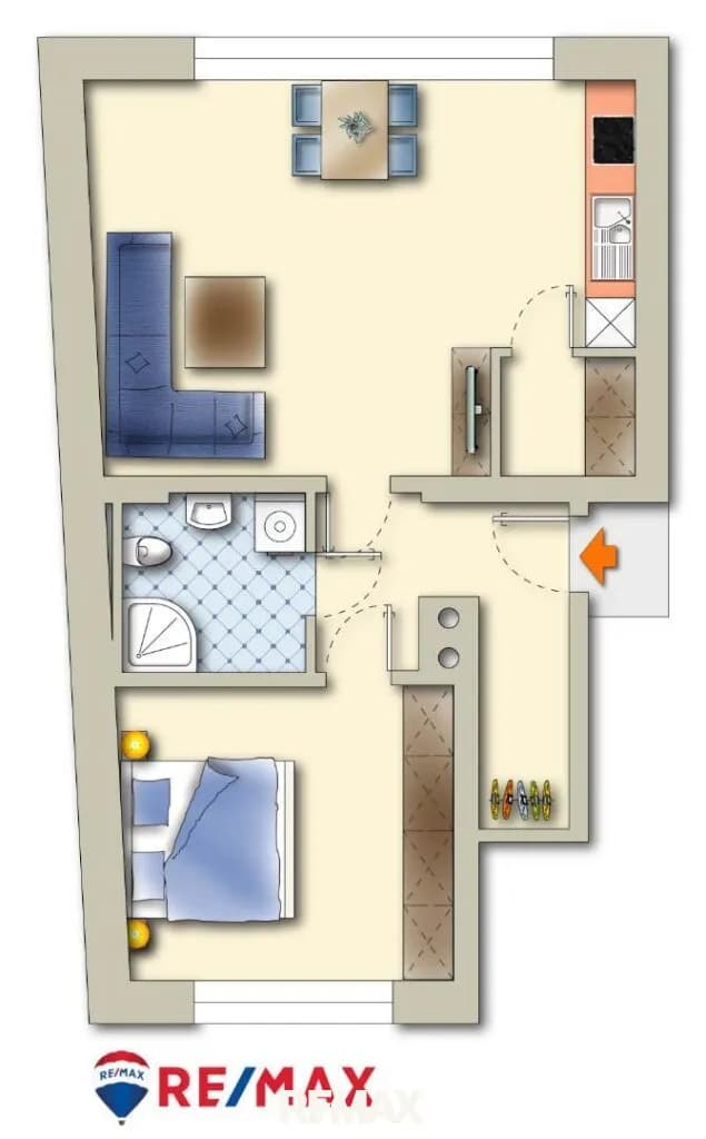 2-Zimmer-Wohnung kaufen in Graz – 54,58 m², € 150.000 – Bild 3 von 8