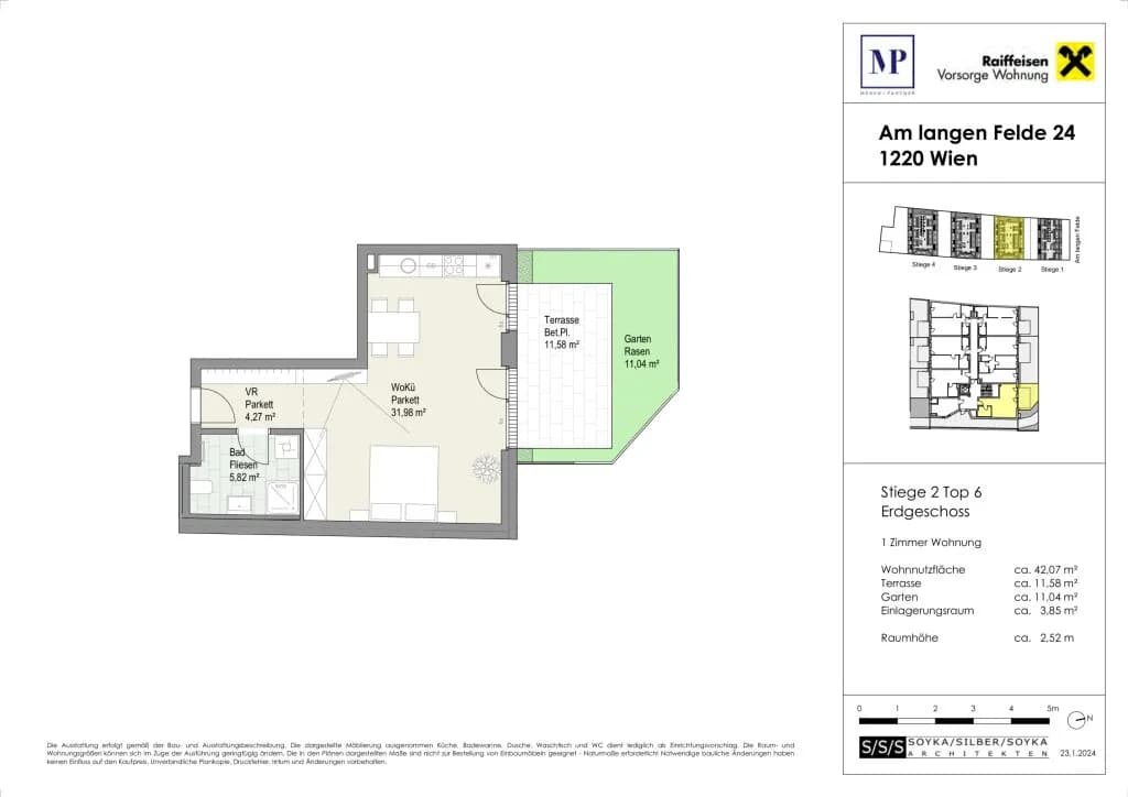 Immobilie kaufen in Wien – 42,07 m², € 276.700 – Bild 11 von 11