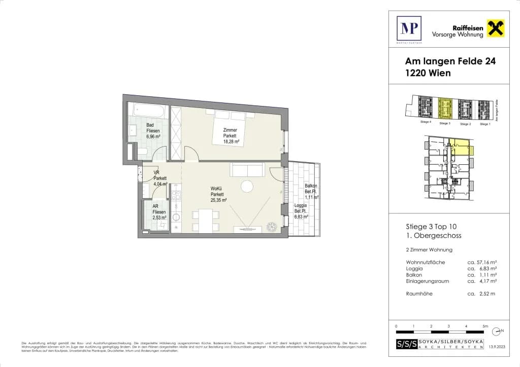 Immobilie kaufen in Wien – 57,16 m², € 369.500 – Bild 22 von 22