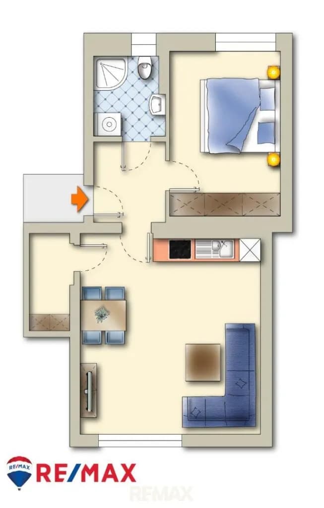2-Zimmer-Wohnung kaufen in Graz – 52,32 m², € 144.000 – Bild 3 von 8