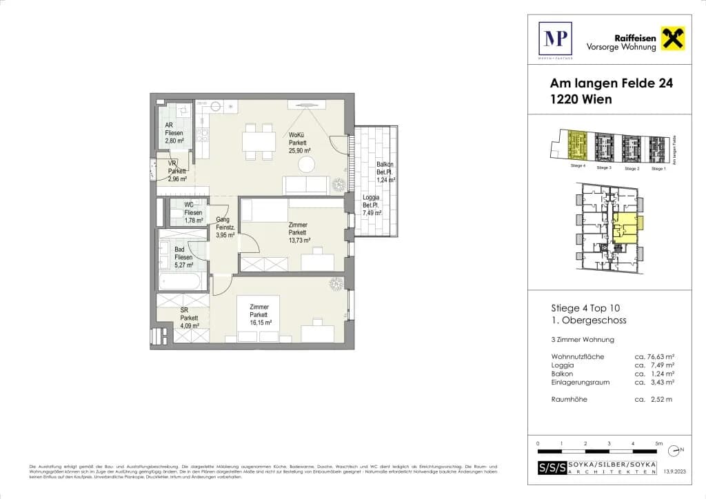 3-Zimmer-Wohnung kaufen in Wien – 76,63 m², € 548.200 – Bild 23 von 23