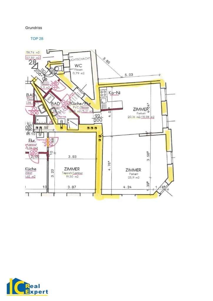 1-Zimmer-Wohnung mieten in Wien – 58 m², € 834 – Bild 22 von 22