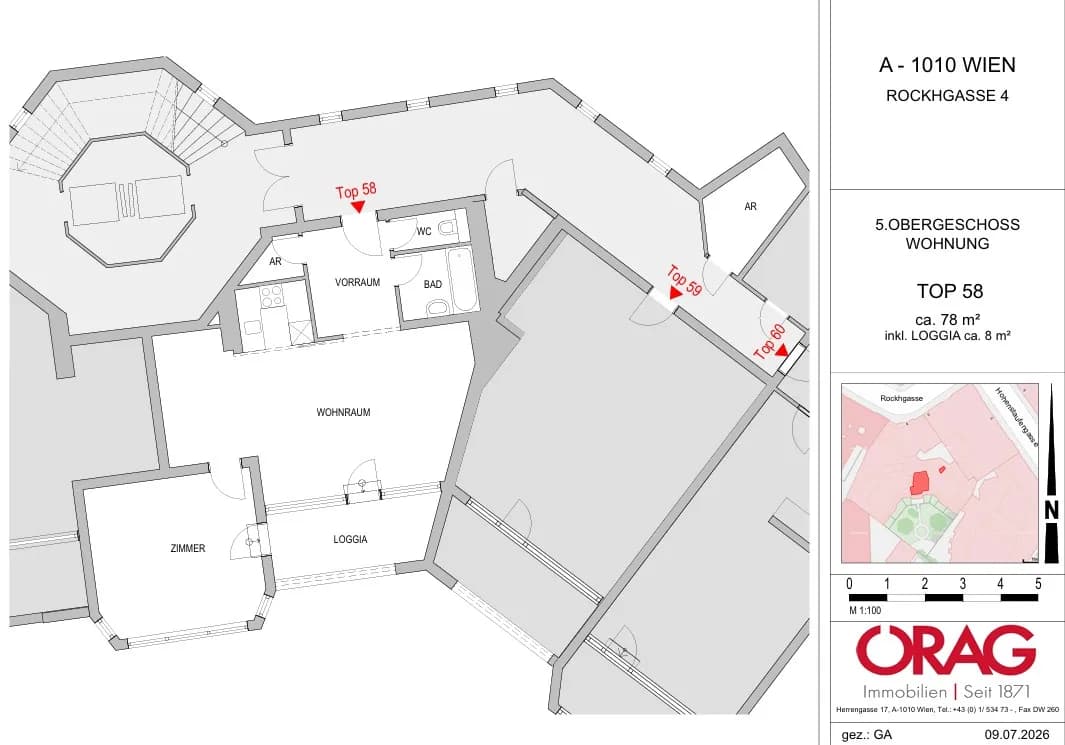 2-Zimmer-Wohnung mieten in Wien – 80 m², € 1.695 – Bild 16 von 17