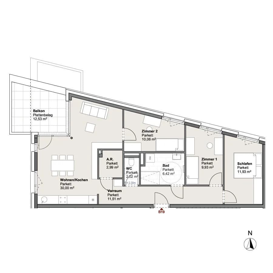 4-Zimmer-Wohnung kaufen in Zell am See – 84,86 m², € 619.478 – Bild 4 von 11