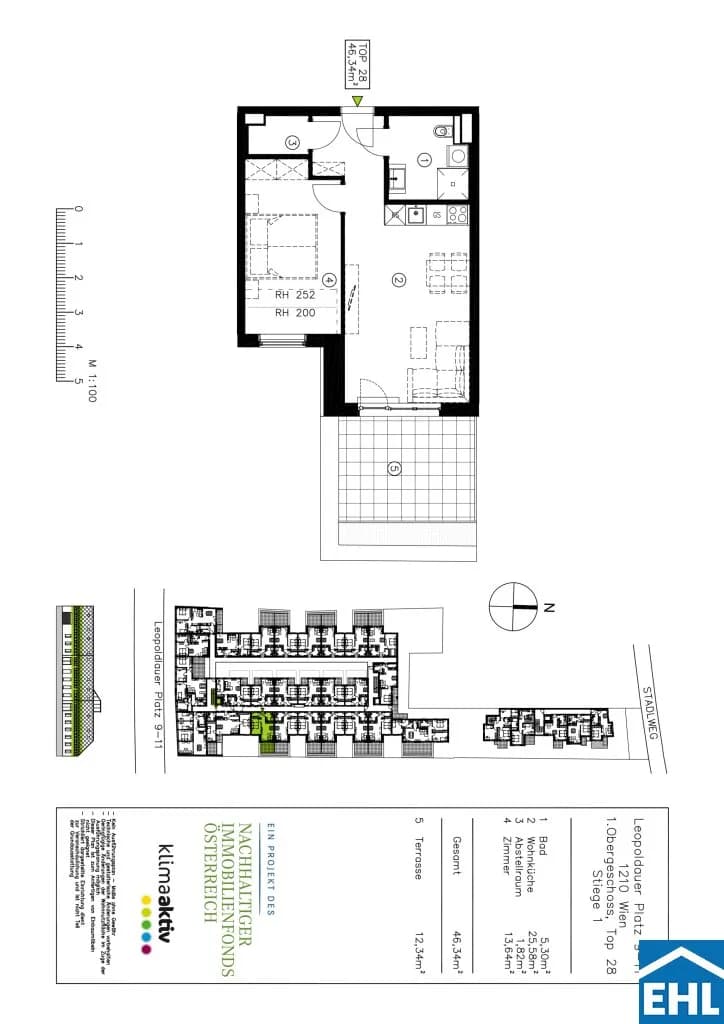 2-Zimmer-Wohnung mieten in Wien – 46,34 m², € 899 – Bild 16 von 16