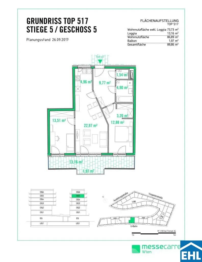3-Zimmer-Wohnung mieten in Wien – 73,73 m², € 1.700 – Bild 7 von 7