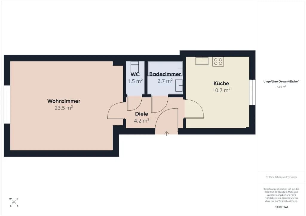 Wohnung kaufen in Wien – 43 m², € 185.000 – Bild 9 von 9