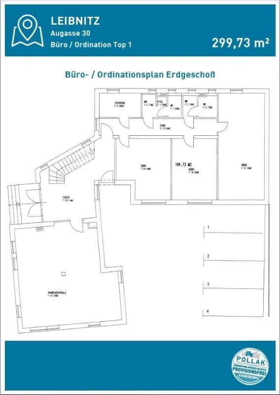 9-Zimmer-Gewerbeimmobilie mieten in Leibnitz – 299 m² – Bild 2 von 8