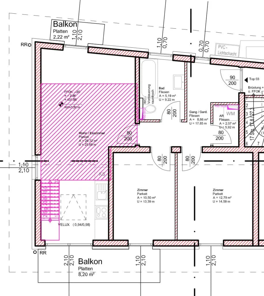 3-Zimmer-Wohnung mieten in Salzburg Stadt – 87 m², € 1.752 – Bild 10 von 10