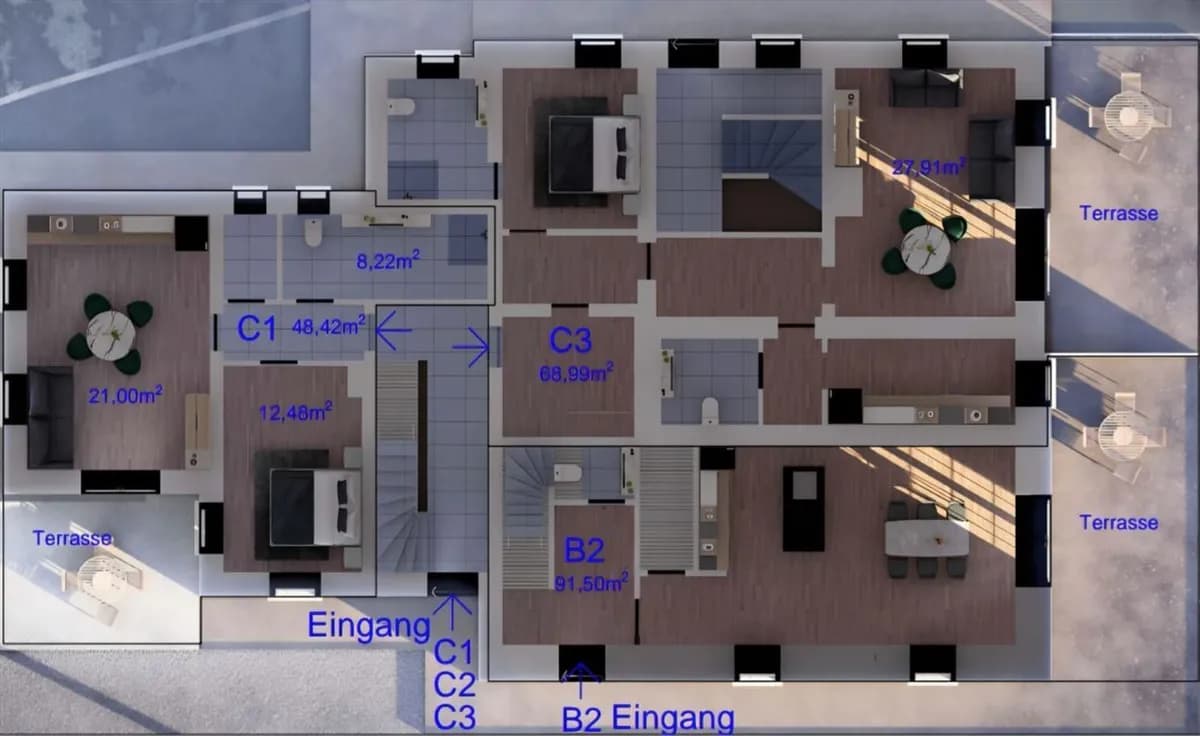 2-Zimmer-Wohnung kaufen in Salzburg-Umgebung – 49,24 m², € 248.800 – Bild 4 von 5