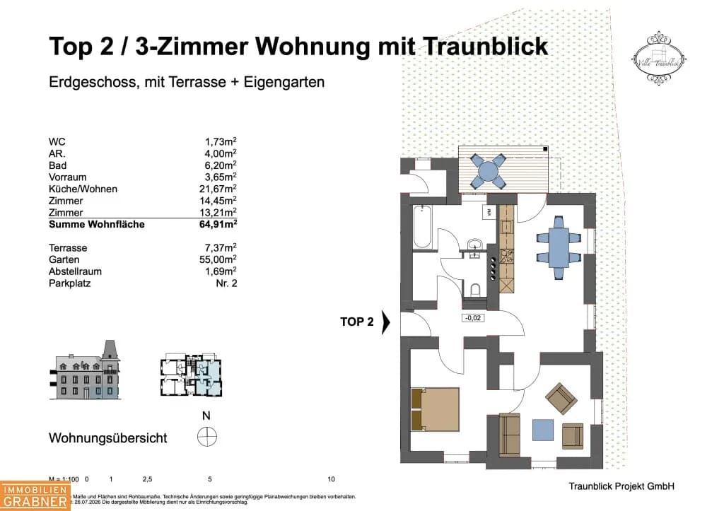 3-Zimmer-Wohnung kaufen in Liezen – 64,91 m², € 309.000 – Bild 6 von 9
