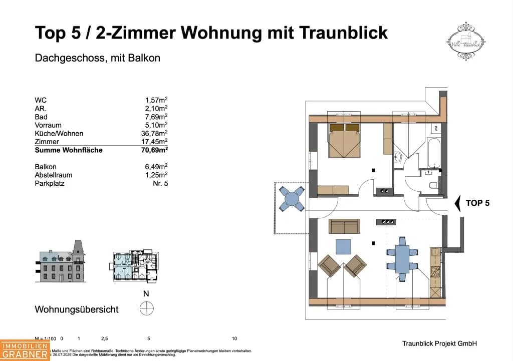 2-Zimmer-Wohnung kaufen in Liezen – 70,69 m², € 384.000 – Bild 10 von 13