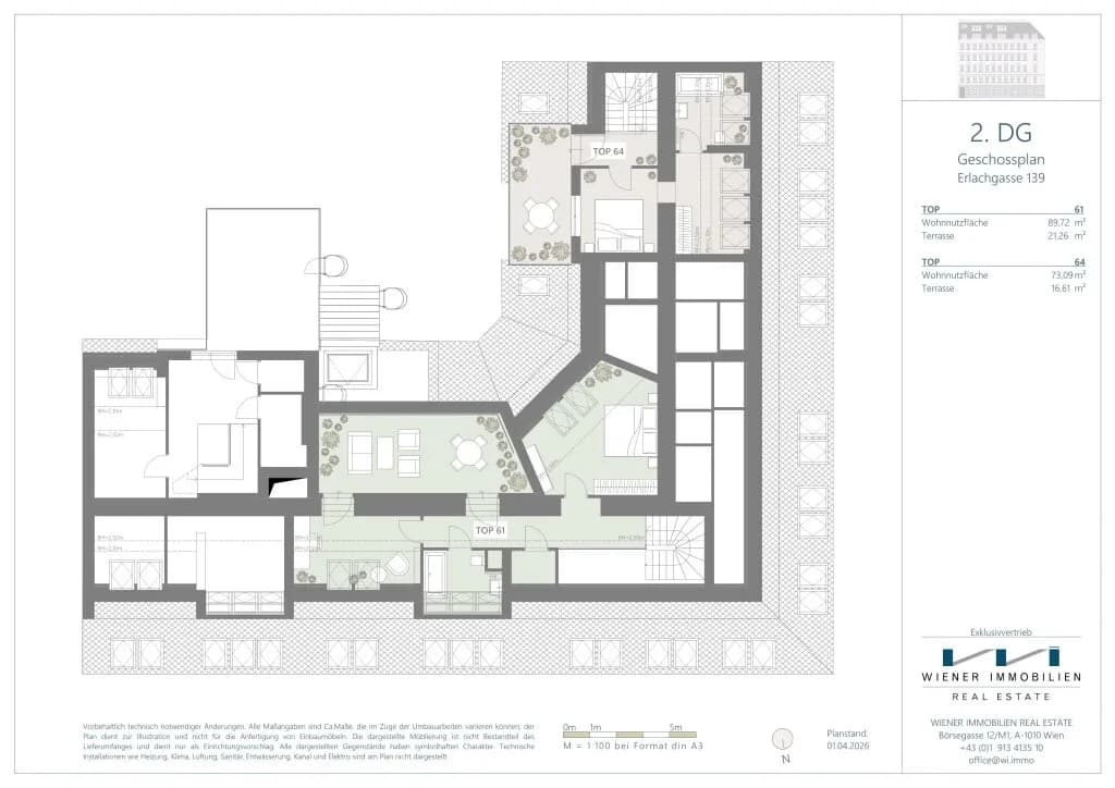 2-Zimmer-Wohnung kaufen in Wien – 73,09 m², € 439.535 – Bild 20 von 21