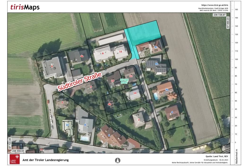 Grundstück kaufen in Innsbruck-Land – 1 044 m², € 1.298.000 – Bild 4 von 11