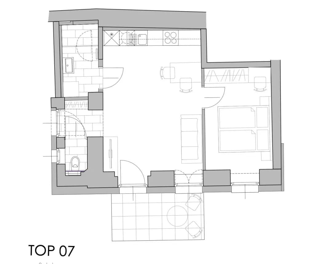 2-Zimmer-Wohnung mieten in Wien – 39 m², € 1.426 – Bild 5 von 5