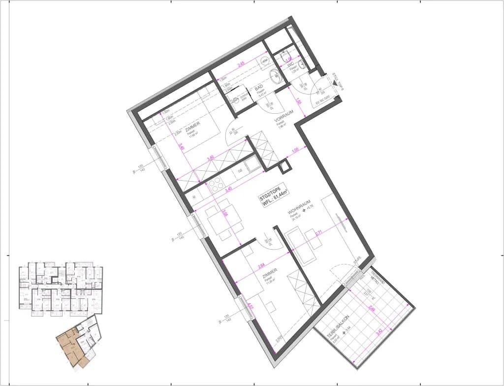3-Zimmer-Wohnung kaufen in Wien – 61,44 m², € 360.018 – Bild 11 von 11