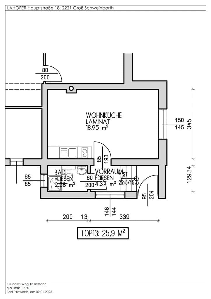 1-Zimmer-Wohnung mieten in Gänserndorf – 23,8 m², € 425 – Bild 11 von 11