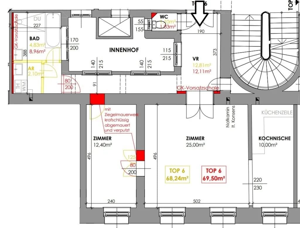 3-Zimmer-Wohnung kaufen in Wien – 69,5 m², € 461.250 – Bild 11 von 11
