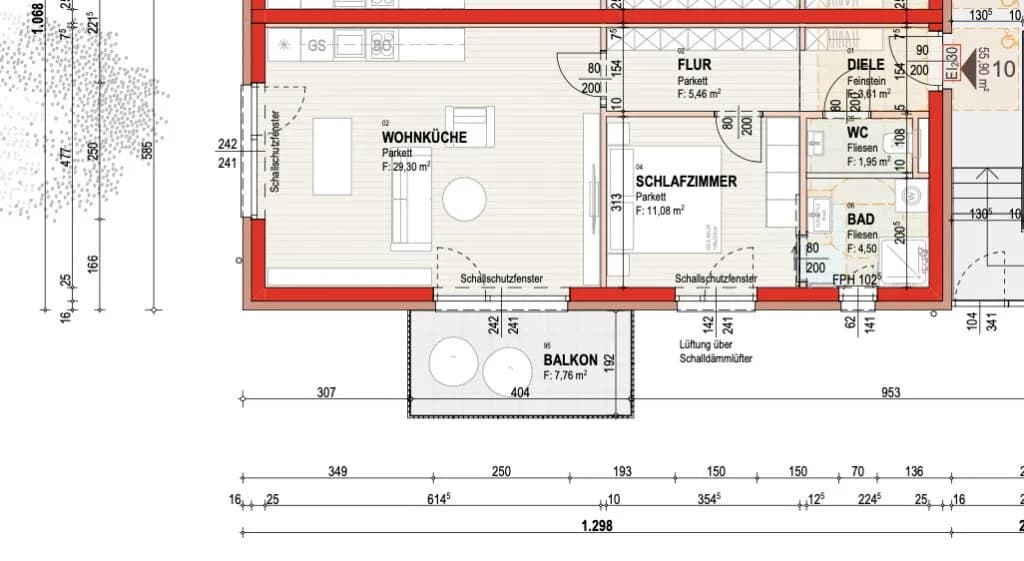 1-Zimmer-Wohnung kaufen in Graz – 55,9 m², € 428.462 – Bild 7 von 8