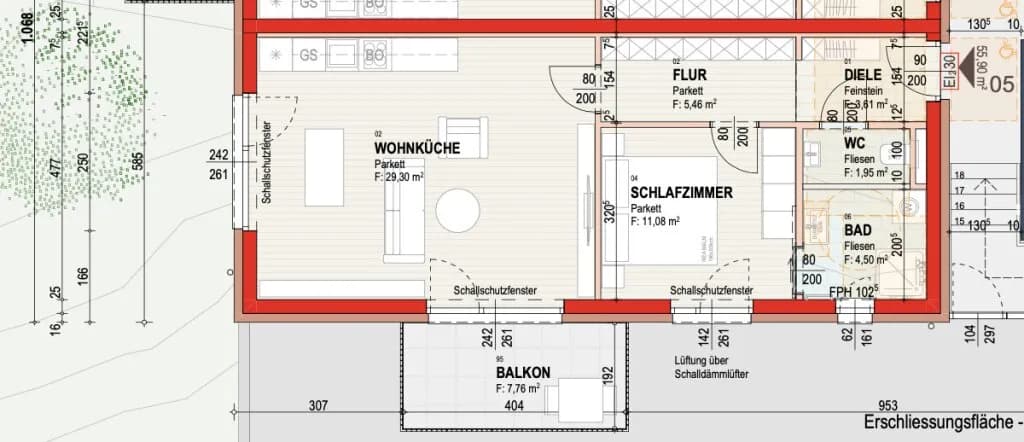 1-Zimmer-Wohnung kaufen in Graz – 55,9 m², € 428.462 – Bild 7 von 8