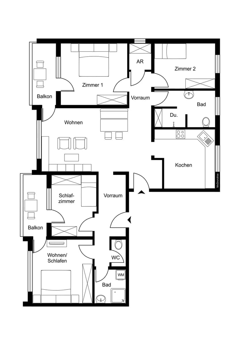 5-Zimmer-Wohnung kaufen in Bregenz – 113,87 m², € 449.000 – Bild 2 von 34