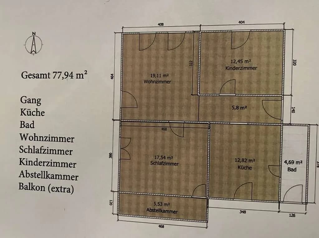 3-Zimmer-Wohnung kaufen in Schwaz – 77 m², € 245.000 – Bild 18 von 18