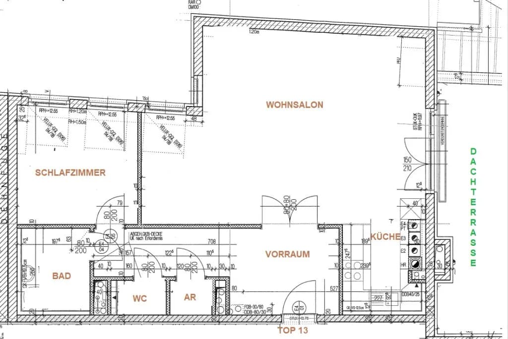 2-Zimmer-Wohnung mieten in Tulln – 78,53 m², € 1.190 – Bild 21 von 21