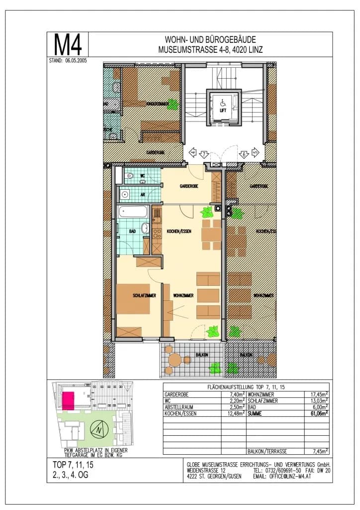 2-Zimmer-Wohnung mieten in Linz – 61 m², € 894 – Bild 11 von 11
