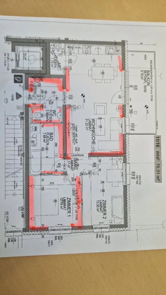 3-Zimmer-Wohnung mieten in Wiener Neustadt – 76 m², € 855 – Bild 13 von 13