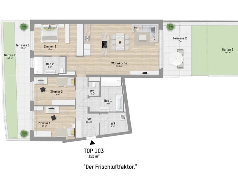 4-Zimmer-Wohnung kaufen in Wien – 122,39 m², € 839.900 – Bild 8 von 14