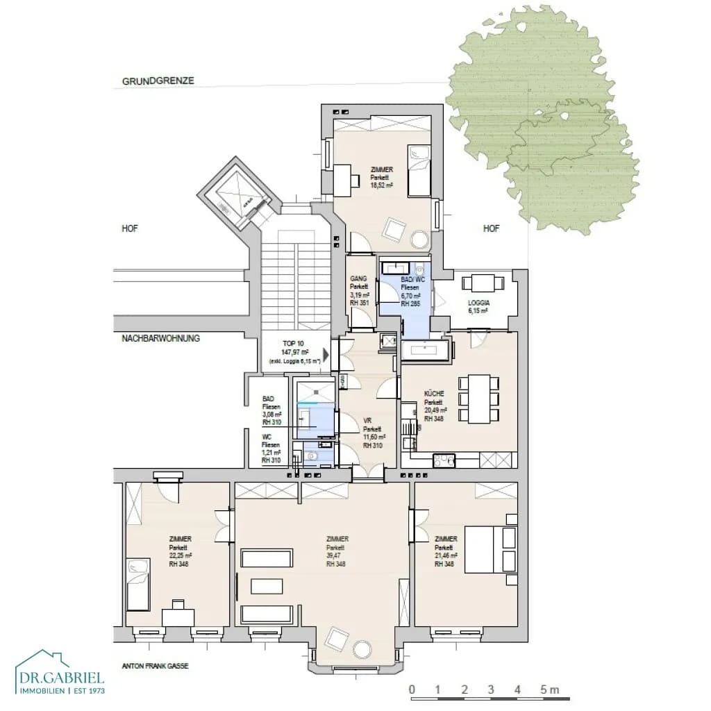 4-Zimmer-Wohnung mieten in Wien – 147,97 m², € 3.400 – Bild 17 von 17
