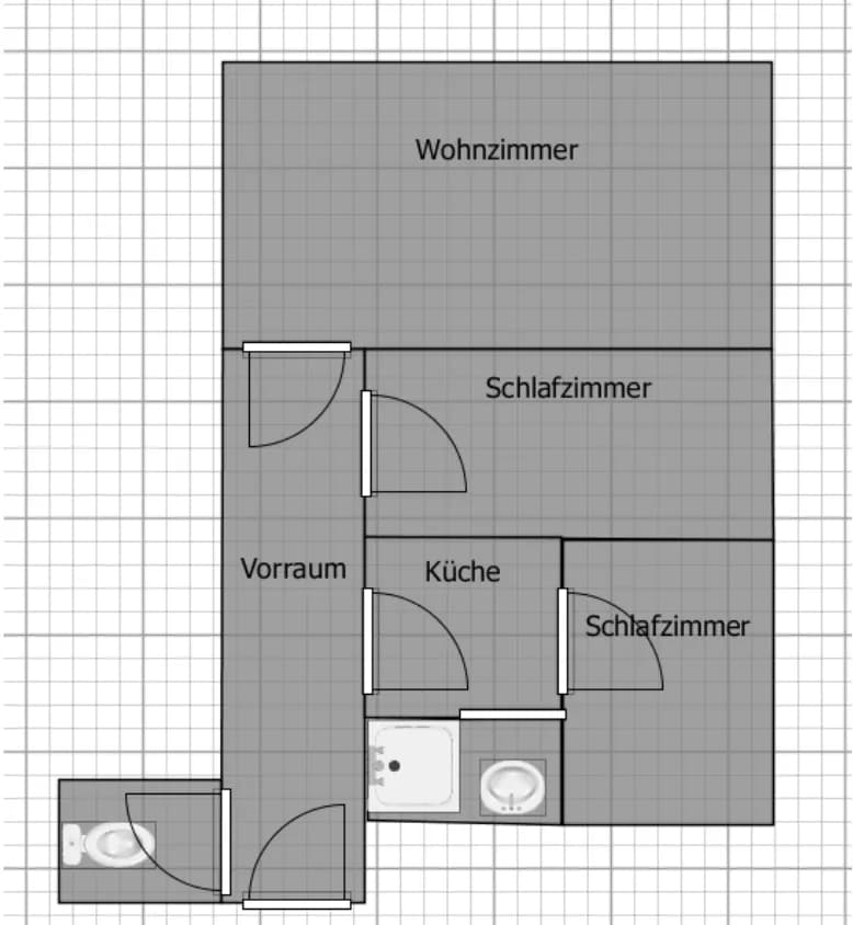3-Zimmer-Wohnung kaufen in Wien – 54 m², € 175.000 – Bild 1 von 3
