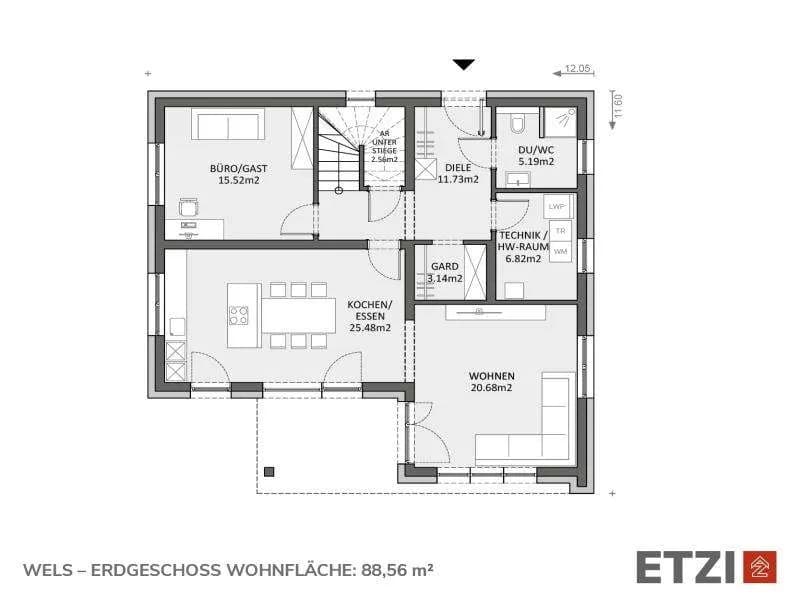 6-Zimmer-Haus kaufen in Wels – 170 m², € 1.150.000 – Bild 2 von 10