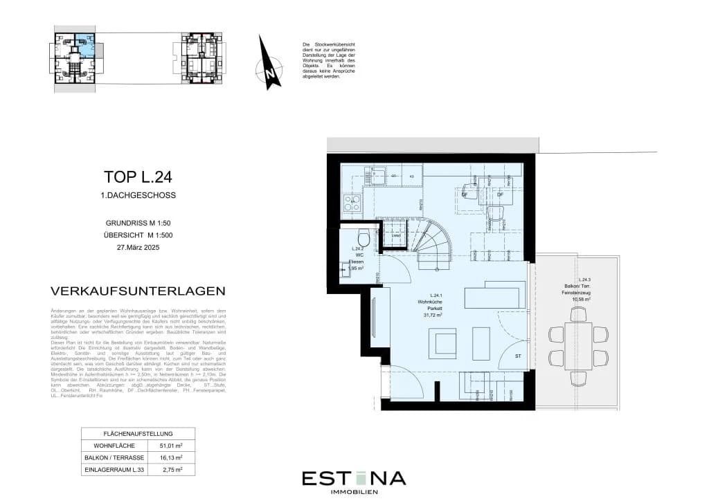 2-Zimmer-Wohnung mieten in Wien – 51 m², € 1.250 – Bild 13 von 16
