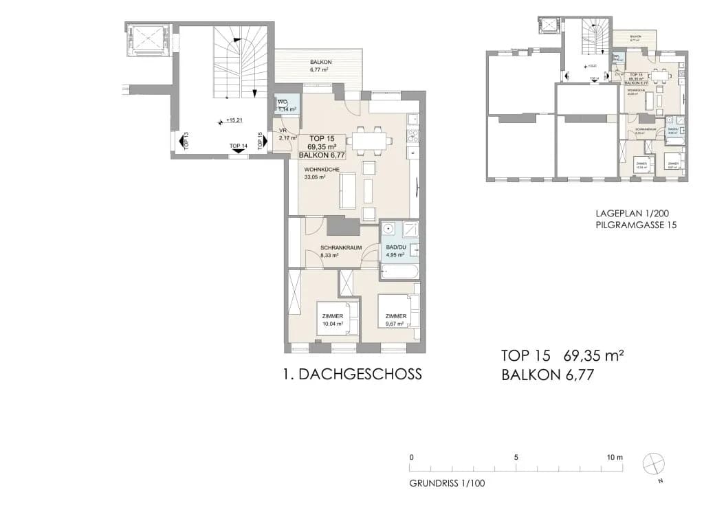 3-Zimmer-Wohnung kaufen in Wien – 69,35 m², € 599.000 – Bild 31 von 32
