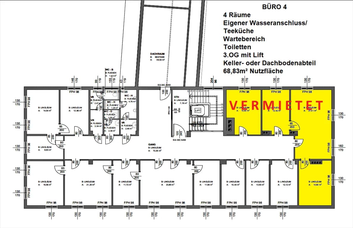 Gewerbeimmobilie mieten in Hallein – 69 m², € 1.133 – Bild 3 von 38
