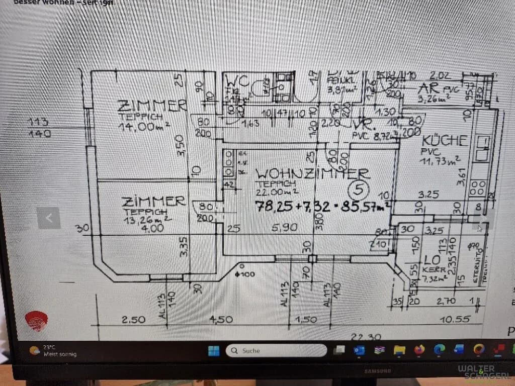 3-Zimmer-Wohnung mieten in Sankt Pölten – 80 m², € 811 – Bild 2 von 2