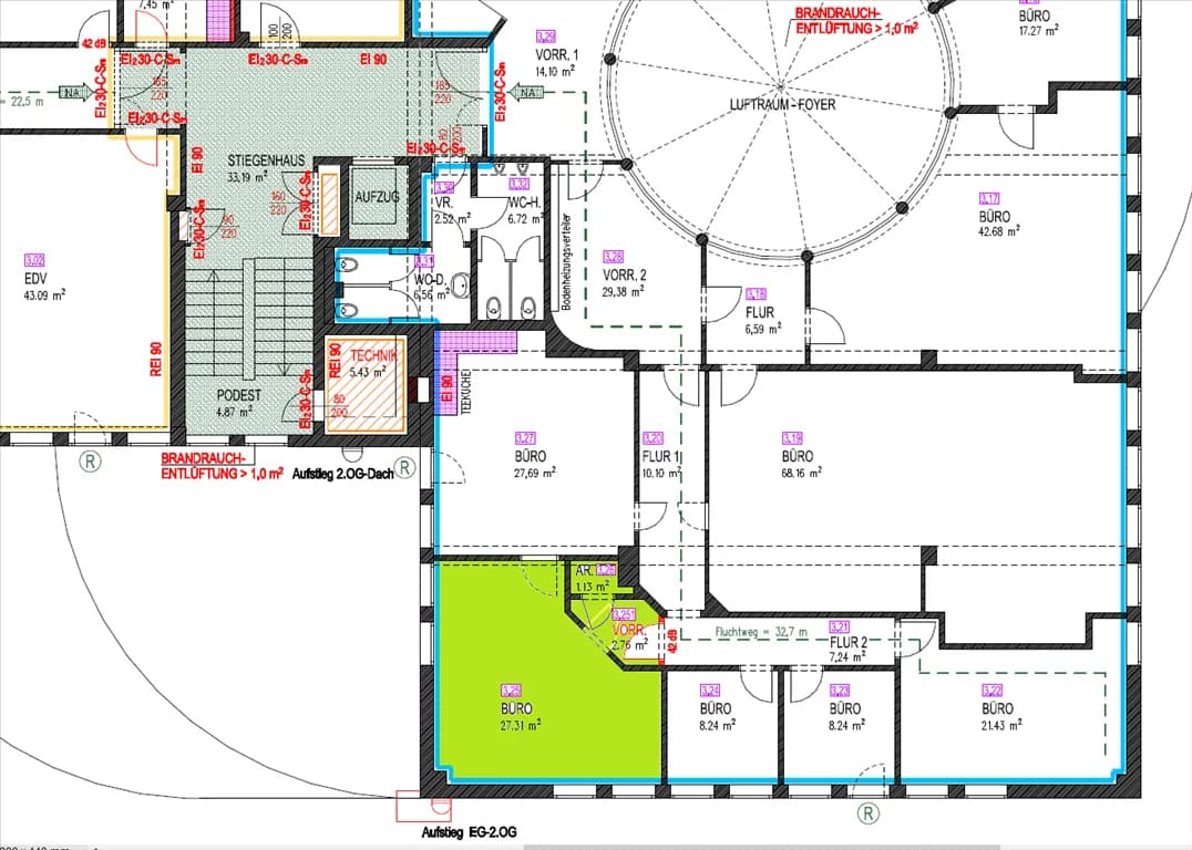 Gewerbeimmobilie mieten in Salzburg Stadt – 31 m², € 493