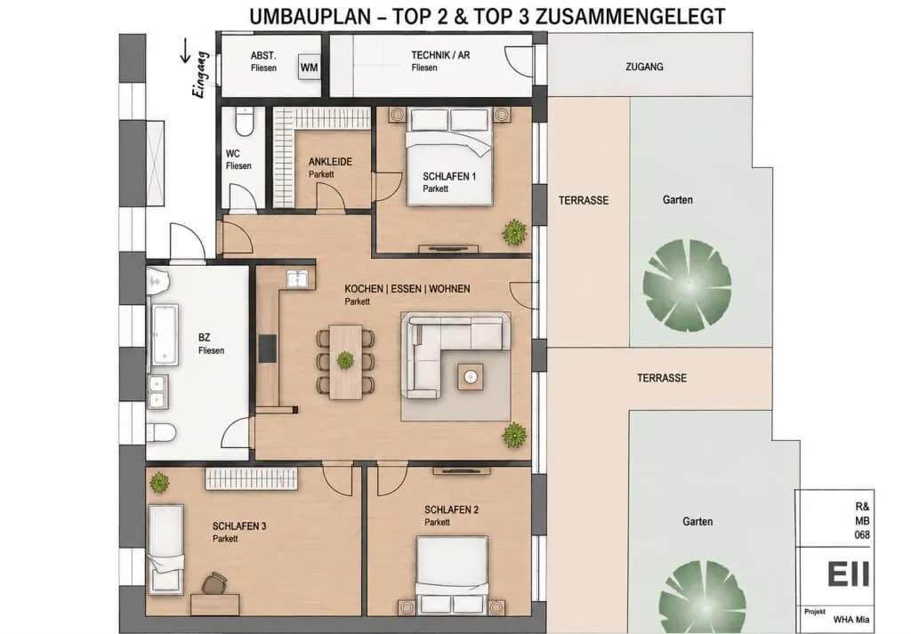 3-Zimmer-Wohnung kaufen in Mödling – 109,65 m², € 638.000 – Bild 6 von 6